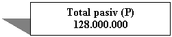 Text Box: Total pasiv (P)
128.000.000
