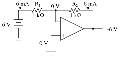 amplificator operational cu reactie negativa divizata
