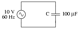 circuit capacitiv simplu