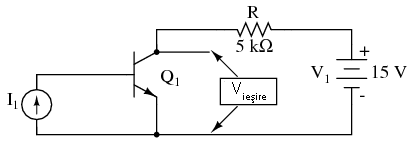 schema amplificatorului cu tranzistor in conexiune emitor comun