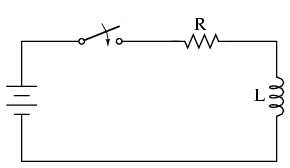 circuit electric cu constanta de timp L/R
