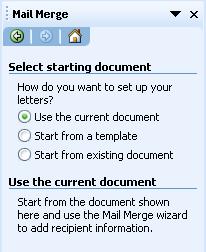 select starting document
