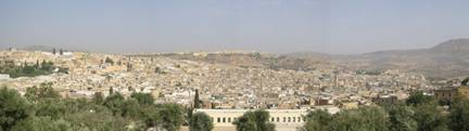 Panoramic View of Fez
