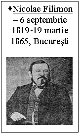Text Box: .Nicolae Filimon - 6 septembrie 1819-19 martie 1865, Bucuresti

 
