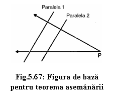 Text Box:  

Fig.5.67: Figura de baza pentru teorema asemanarii
