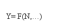 Text Box: Y= F(N,.)