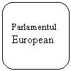 Rounded Rectangle:      Parlamentul    European