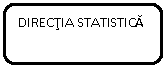 Rounded Rectangle: DIRECTIA STATISTICA 