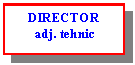 Text Box: DIRECTOR
 adj. tehnic

