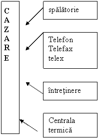 Text Box: spalatorie,Text Box: Telefon
Telefax
telex

,Text Box: intretinere,Text Box: Centrala
termica
,Text Box: C
A
Z
A
R
E
