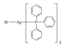 tris (triphenylphosphino) bromura de argint