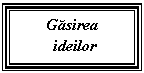 Text Box: Gasirea
 ideilor
