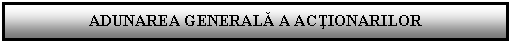 Text Box: ADUNAREA GENERALA A ACTIONARILOR