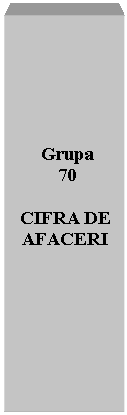 Text Box:      Grupa 
 70

CIFRA DE AFACERI

