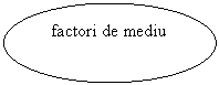 Oval: factori de mediu