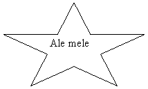 5-Point Star: Ale mele