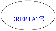 Oval: DREPTATE
