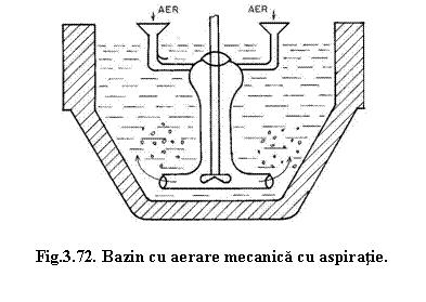 Text Box: 

Fig.3.72. Bazin cu aerare mecanica cu aspiratie.
