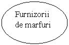 Oval: Furnizorii de marfuri