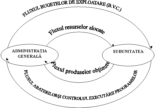 FLUXUL BUGETELOR DE EXPLOATARE (B.V.C.),Fluxul resurselor alocate,Fluxul produselor obtinute,FLUXUL ABATERILORSI CONTROLUL EXECUTARII PROGRAMELOR