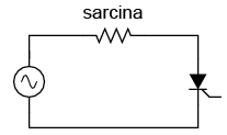 circuit cu tiristor