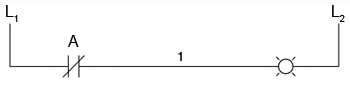 diagrama ladder; functia logica NU