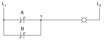 diagrama ladder; functia logica SI-negat
