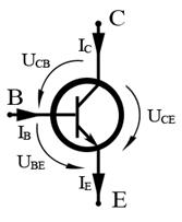 tranzistorul npn tensiuni si curenti