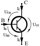 tranzistorul npn tensiuni si curentif