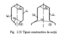 Text Box:  
Fig.  2.31 Tipuri constructive de sectii
