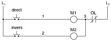 diagrama ladder; controlul pornirii unui motor electric