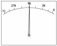 scala logaritmica a unui ohmmetru