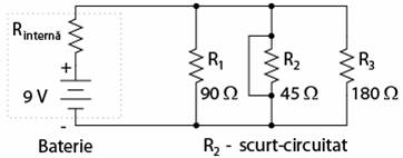 circuit pur rezistiv paralel; suntarea rezistorului