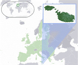 Location of Malta