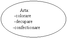 Oval:       Arta:
 -colorare
 -decupare
-confectionare
