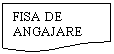 Flowchart: Document: FISA DE ANGAJARE