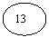 Oval: 13