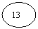 Oval: 13
