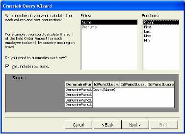 crosstab querry