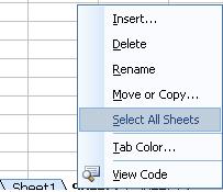 select all sheets