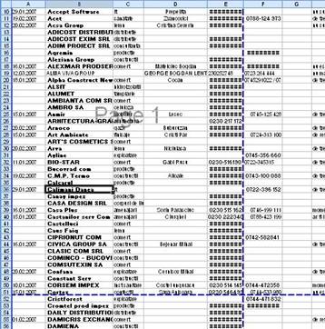 examinare sfarsit de pagina