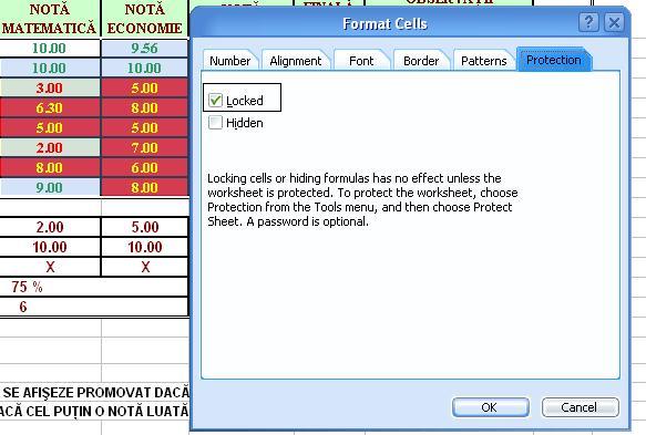 format cells