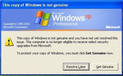 Eliminarea Windows Genuine Advantage