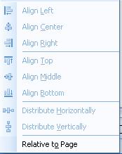 align or distribute