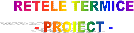 RETELE TERMICE
- PROIECT -
