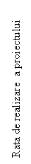 Text Box: Rata de realizare  a proiectului