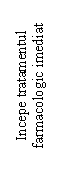 Text Box: Incepe tratamentul farmacologic imediat