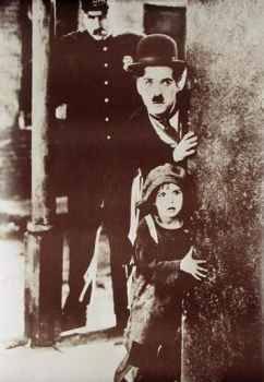 Buy Charlie Chaplin with Kid and Policeman at Art.com