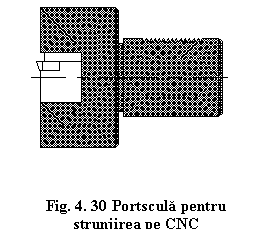 Text Box:  


Fig. 4. 30 Portscula pentru strunjirea pe CNC
