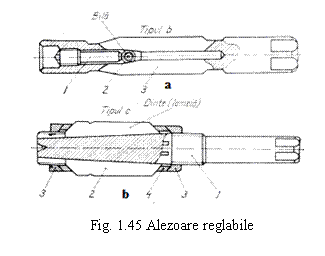 Text Box: 
Fig. 1.45 Alezoare reglabile
